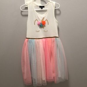 Girls unicorn tutu dress